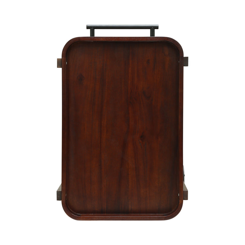 Home Selleck - Bar Cart - Mahogany