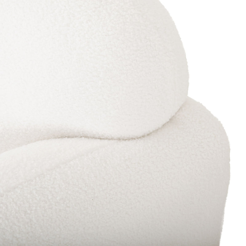 Sway - Upholstered Loveseat With Wood Legs And Round Arms
