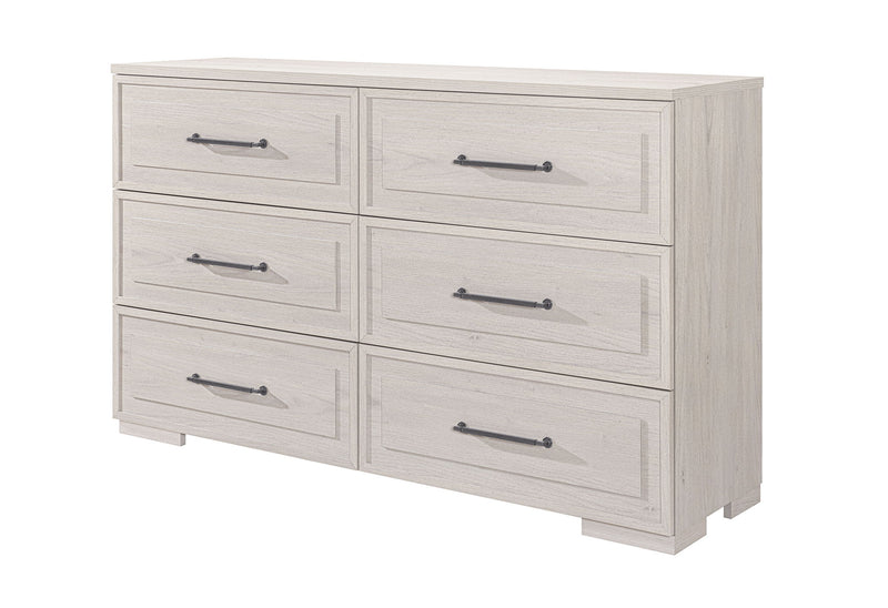 Sadie / Clara - 5 Piece King Bedroom Set (Bed, Dresser & Mirror, Nightstand, Chest) - Beige