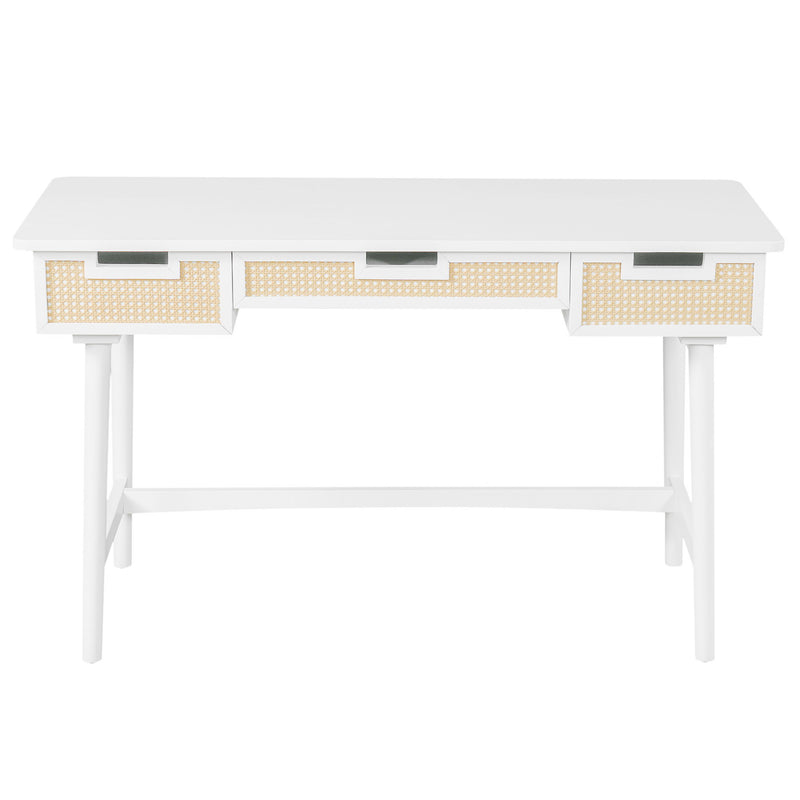 Writing Desk With 3 Drawers For Living Room