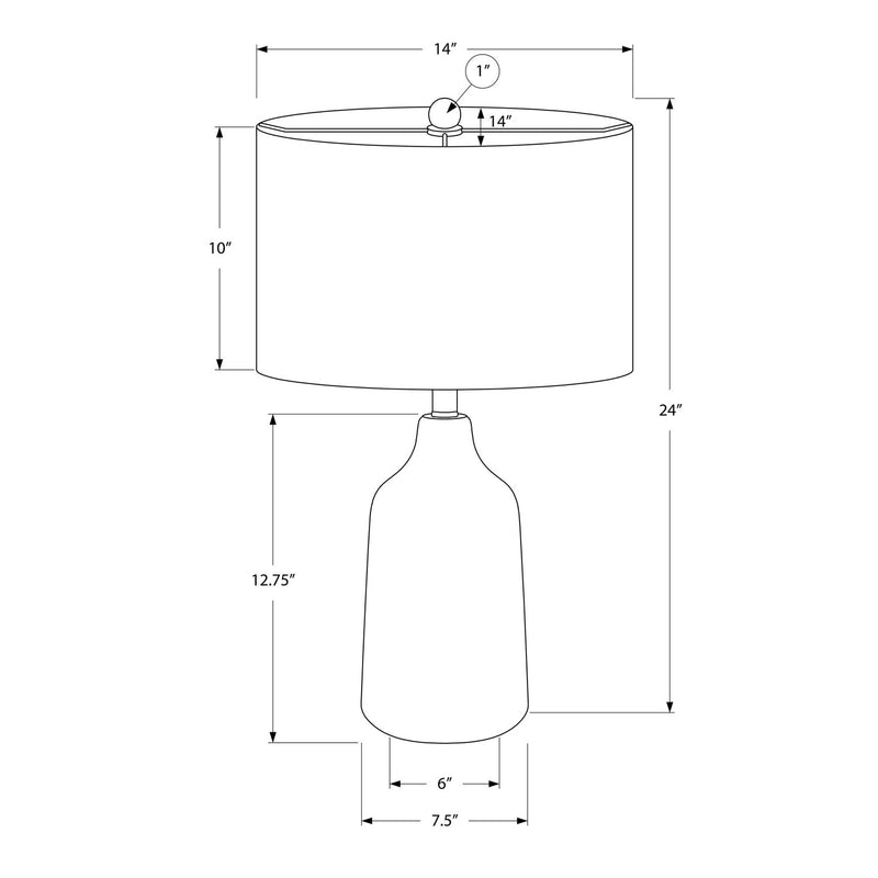 Iluminación, Lámpara de Mesa, Hormigón, Contemporáneo