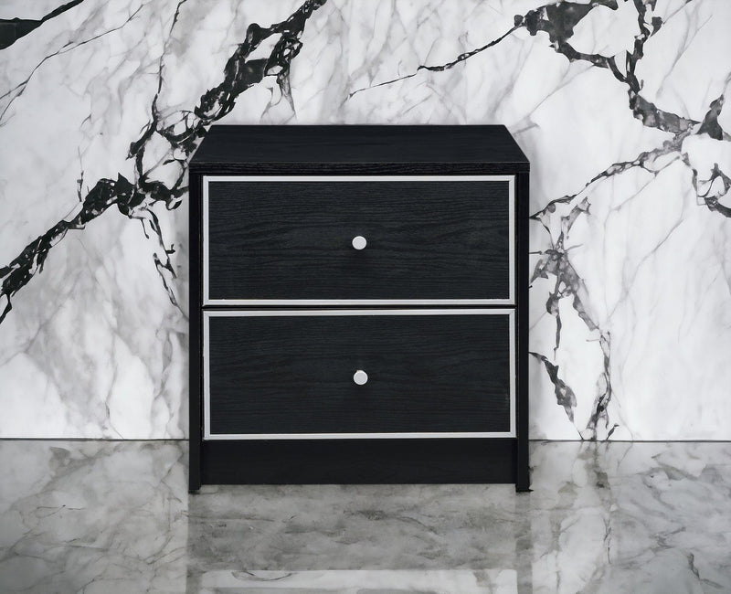 Jabir - Accent Table - Black / Silver