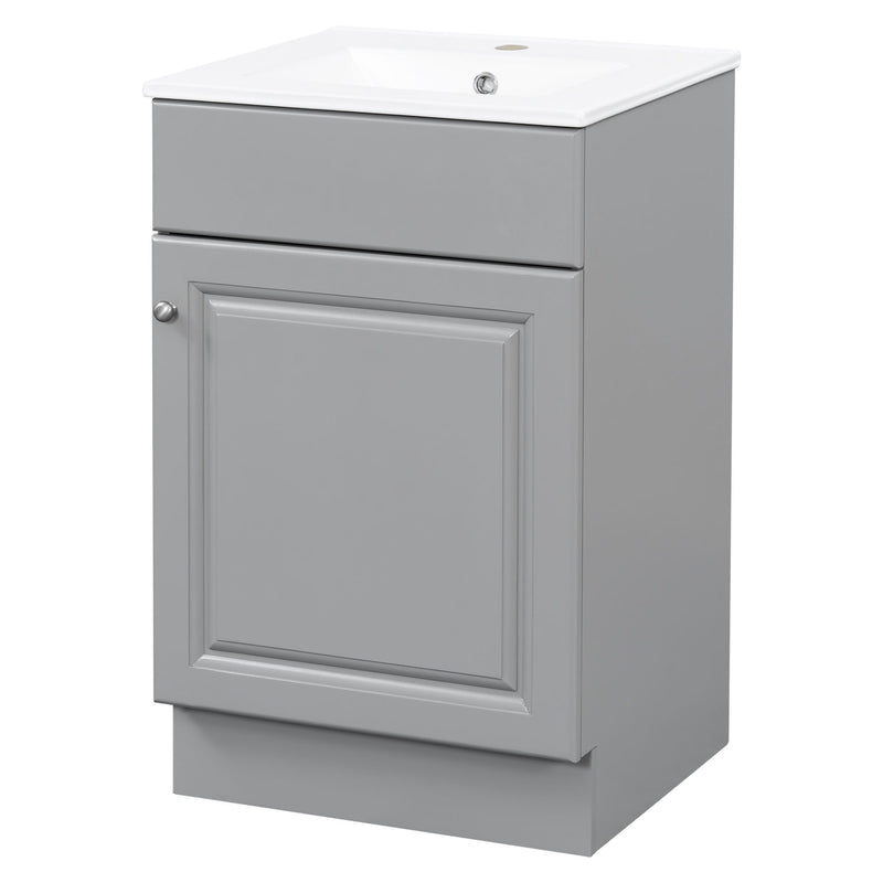 Bathroom Vanity With Sink, Cabinet With Adjustable Shelf