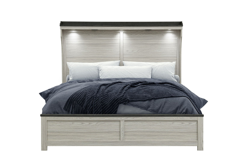Ashley - 5 Piece King Bedroom Set - Brown