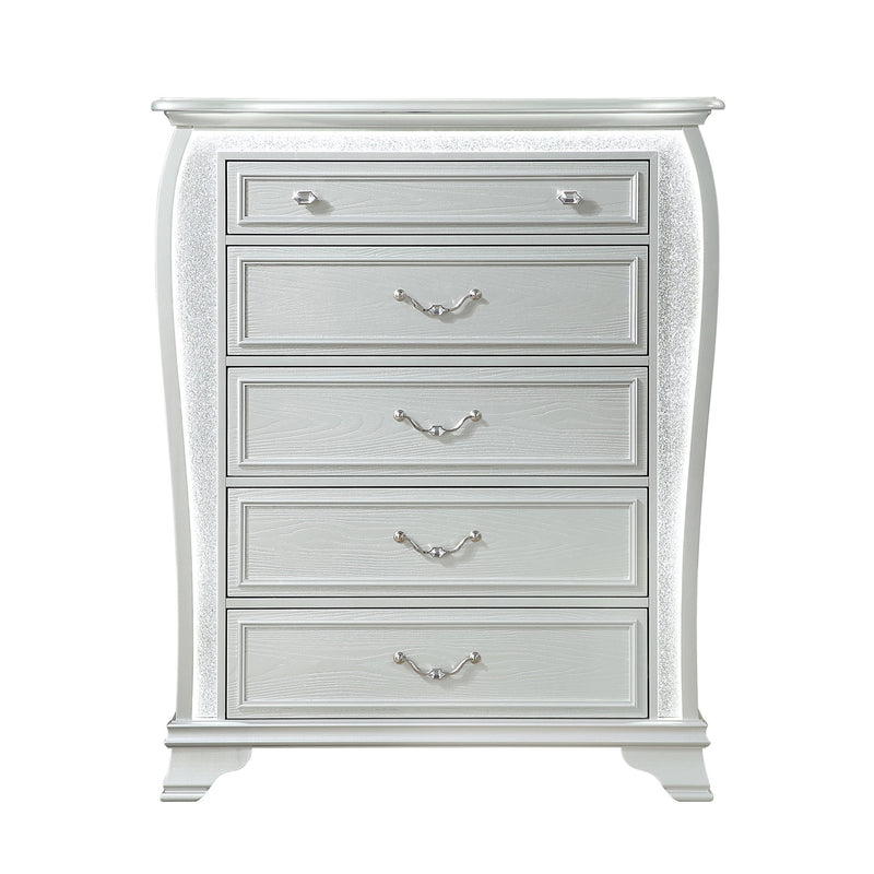 Aurelia - Chest & LED Lighting - Silver