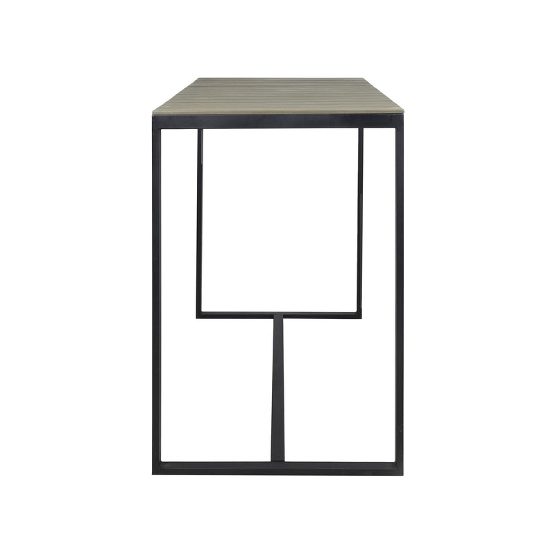 Ernesto - Outdoor Industrial Acacia Wood Bar Table