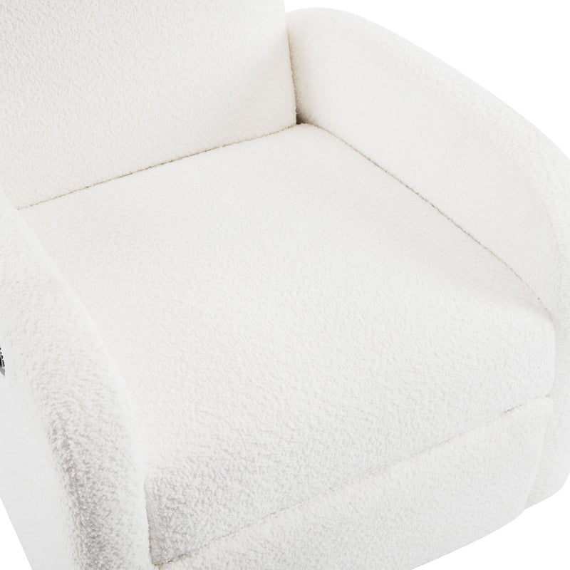 Contemporary 360 Swivel And Glider Recliner Chair