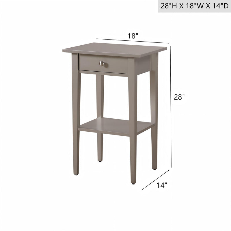 Dalton - Nightstand - Silver Champagne