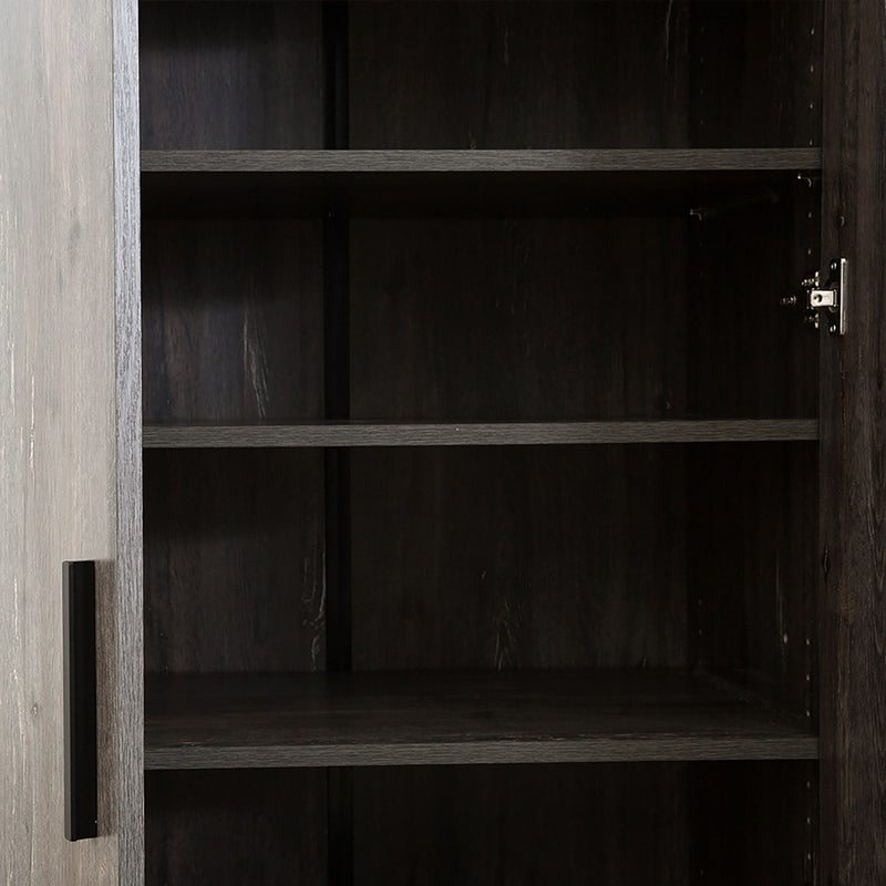 Mia - Farmhouse Shoe Cabinet With 6 Shelves