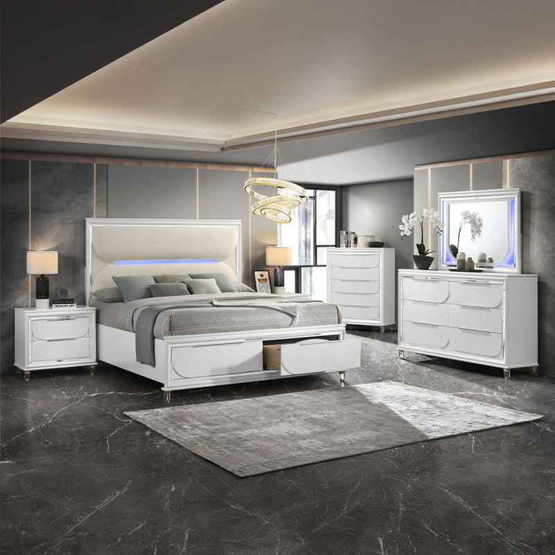 Tarian - Dresser - Pearl White