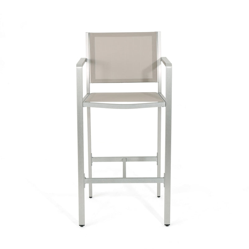 Outdoor Rust Proof Aluminum Barstools (Set of 2)
