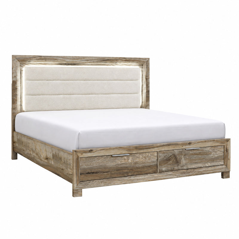 Cllisie - Bed With Padded Headboard