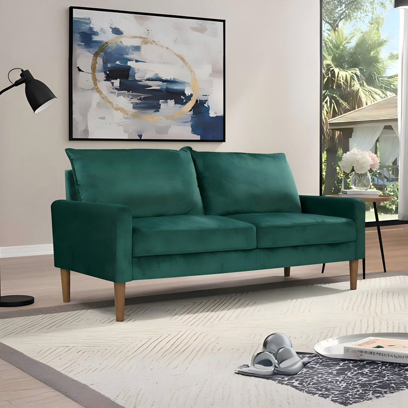 Upholstered Sofa, 3 Seater Couch For Living Room