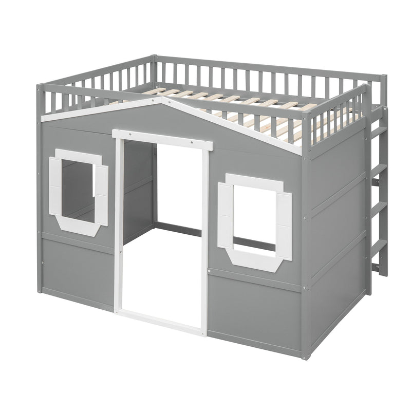Elegant House Loft Bed With Ladder