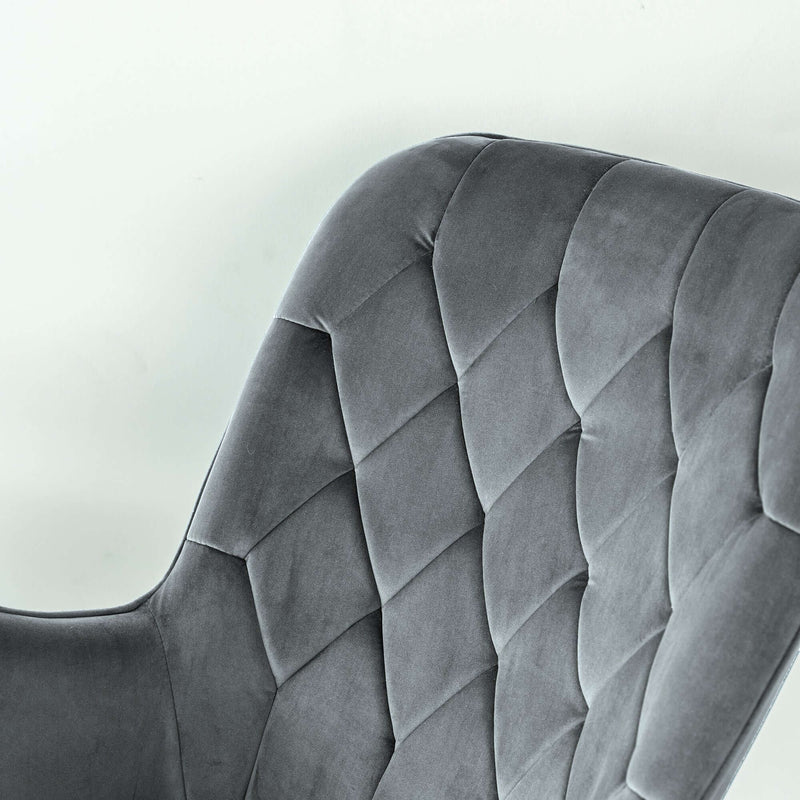 Hannah - Rocking Chair - Gray