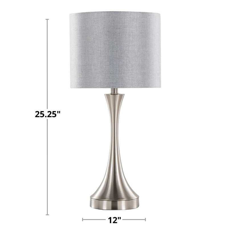 Lenuxe - Contemporary Table Lamp Built In USB Port (Set of 2)