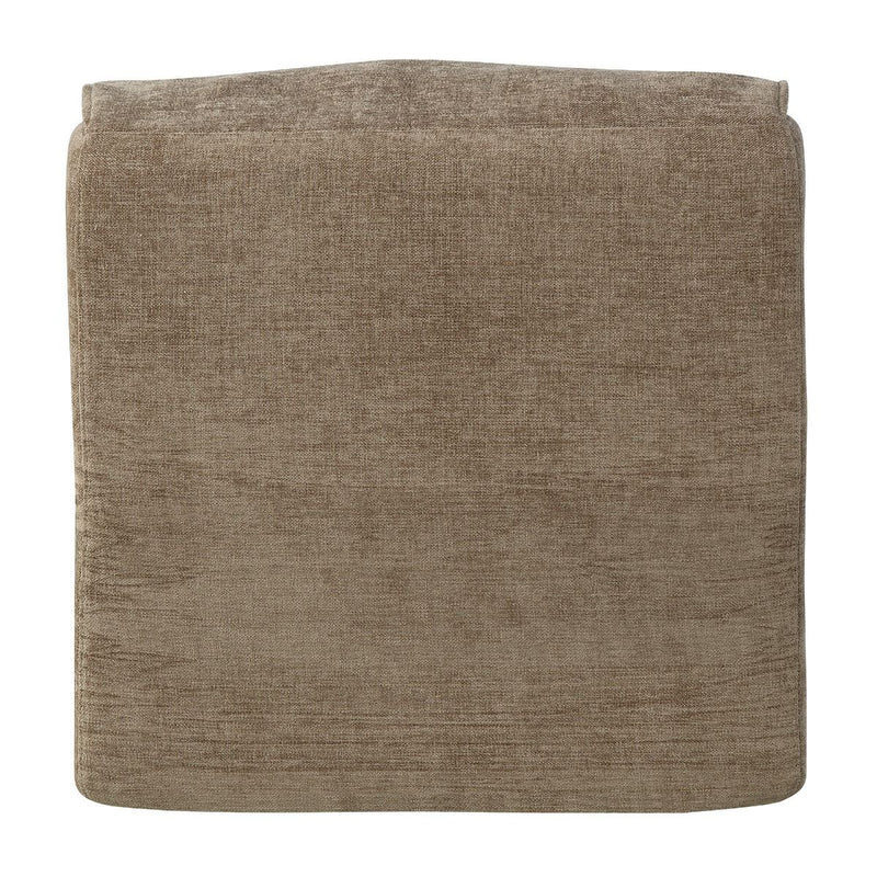 Almano - Modular Armless Chair - Light Brown Chenille