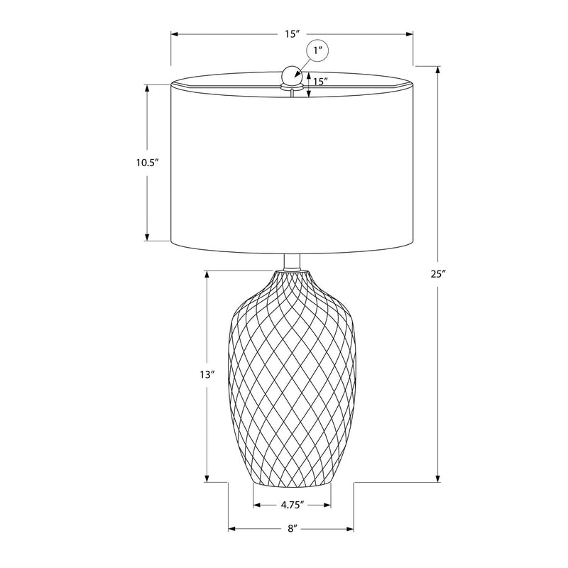 Iluminación, lámpara de mesa, transicional - crema