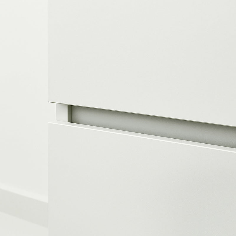 Elise - Modular Closet System With Mirror - White