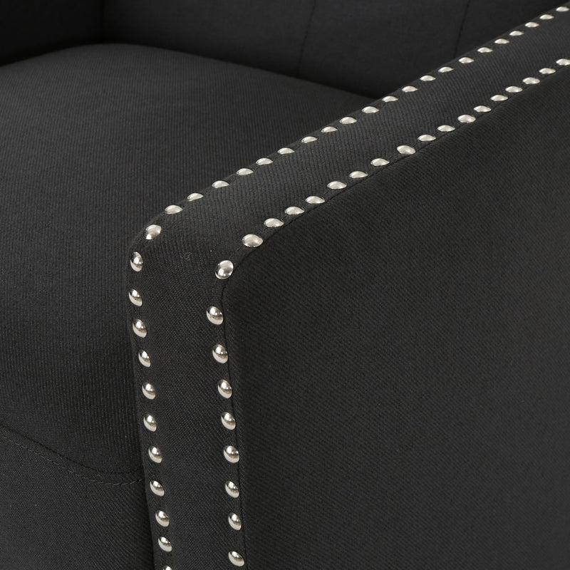 Classic Fabric Push Back Chair