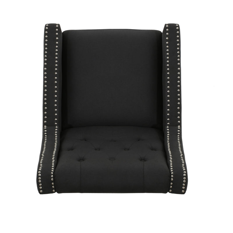 Classic Fabric Push Back Chair