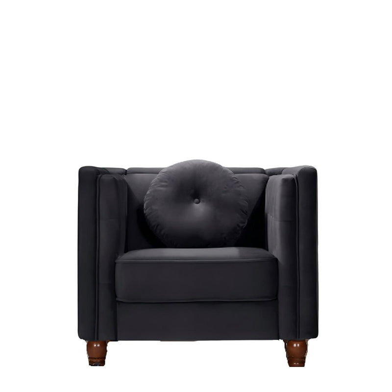 Chesterfield Accent Tufted Square Arm Side Chair