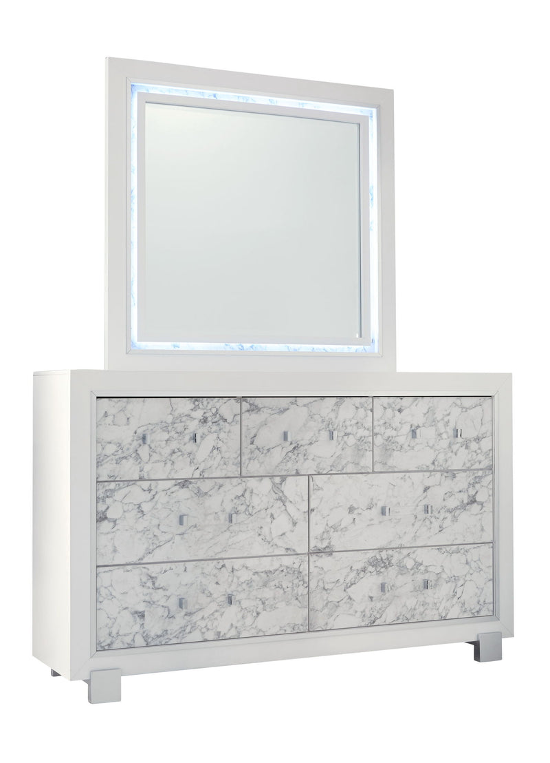 Santorini - 5 Piece King Bedroom Set - White