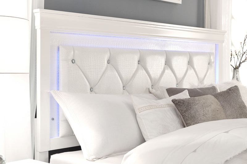 Pompei - 4 Piece Twin Bedroom Set (Bookcase Twin Bed, Dresser, Mirror And Nightstand) - White