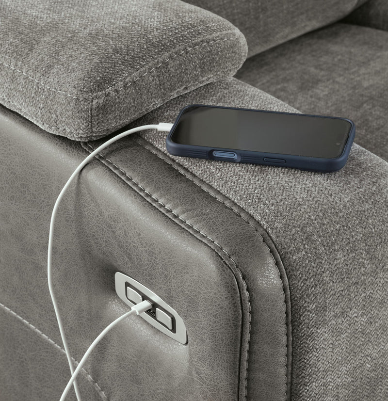 Mixed Motion - Power Reclining Sofa With Adjustable Headrest