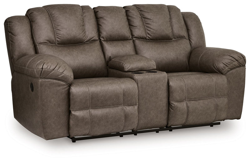 Lowilla - 2 Pc. - Reclining Sofa And Loveseat - Driftwood