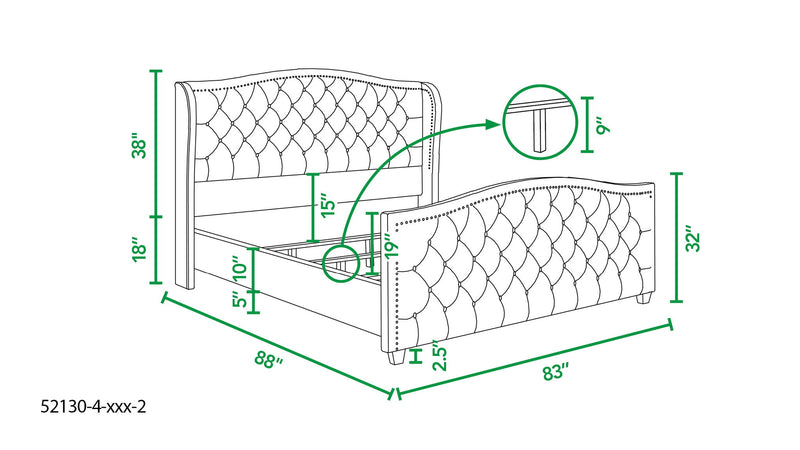 Marcella - Upholstered Bed
