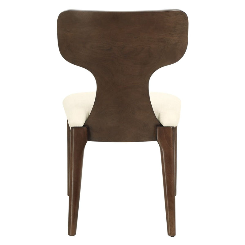 Koen - Side Chair (Set of 2) - Beige / Brown Oak