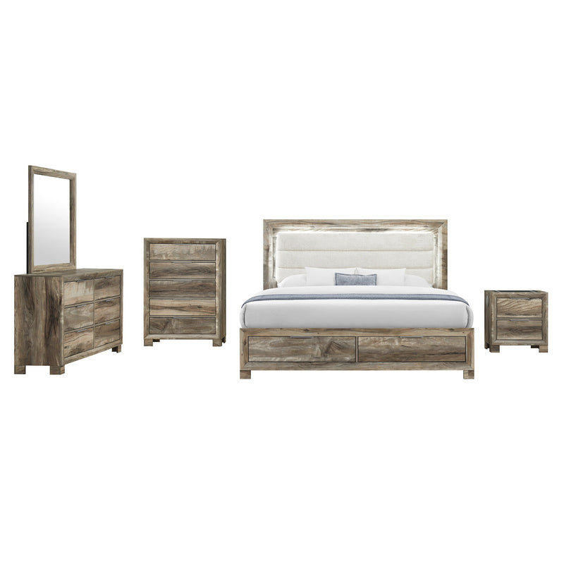 Callisie - Chest With 5 Drawers - Brown
