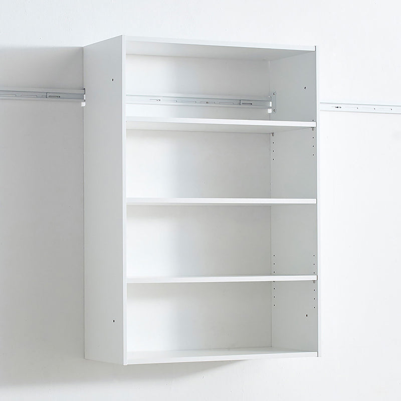 Devi - Wall Mounted Wood Closet System With Modular Units