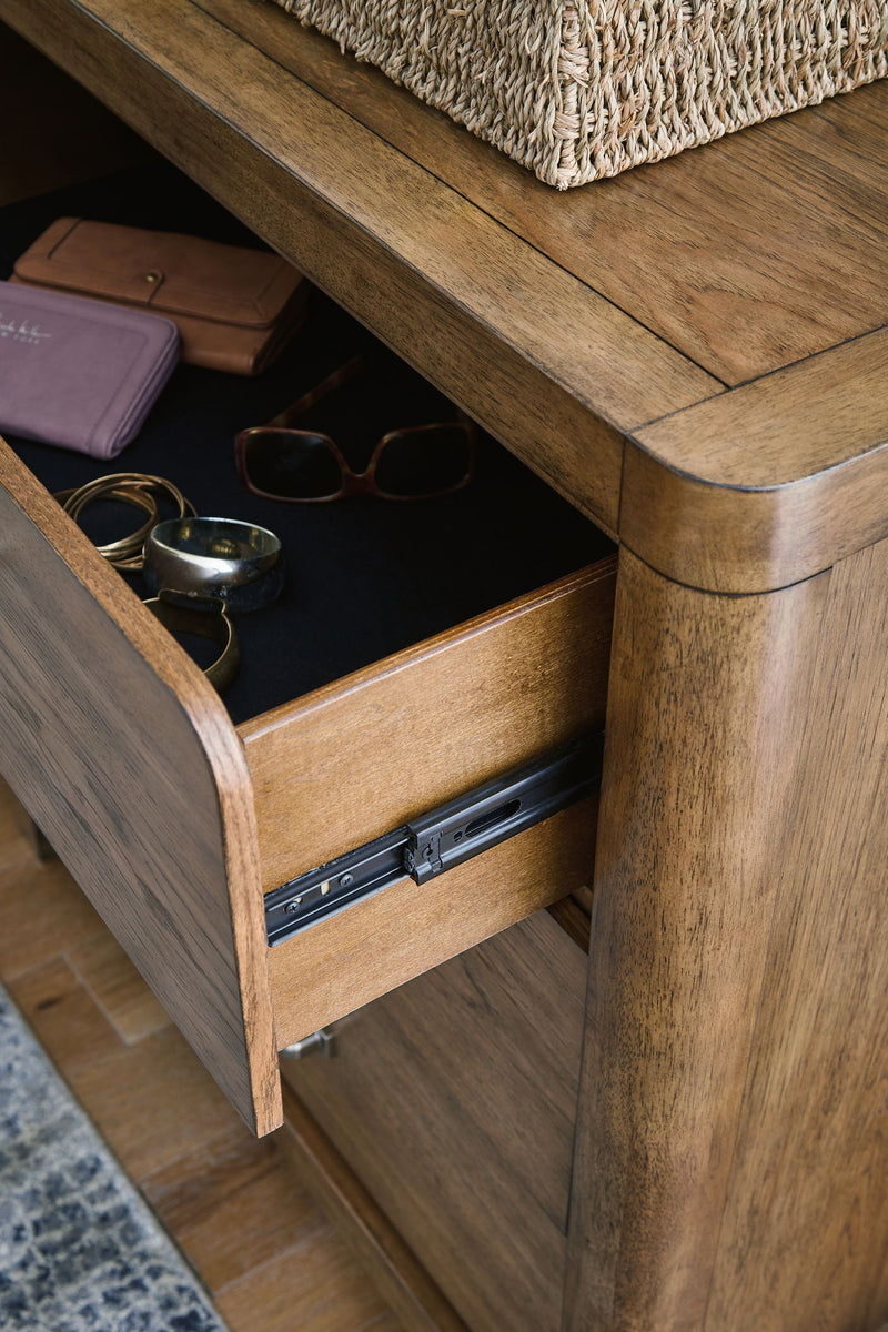 Cabalynn - Two Drawer Night Stand - Light Brown