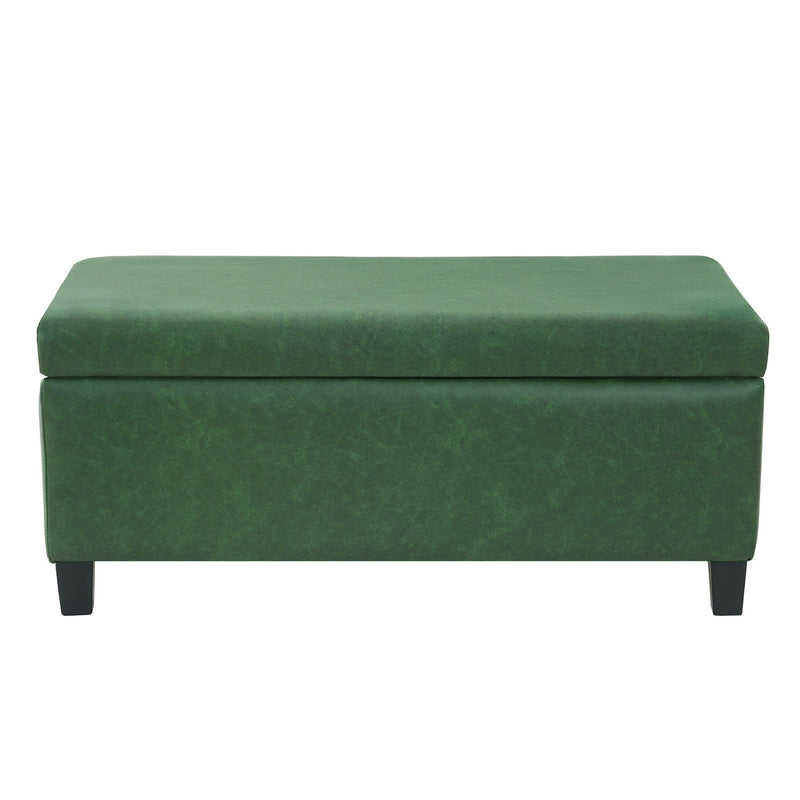 Storage Ottoman With Flip Top Lid
