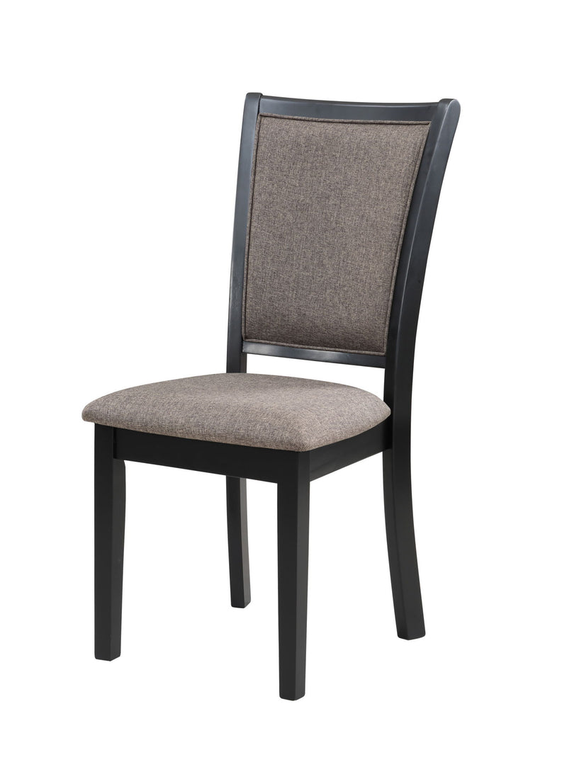 Potomac - 5 Piece Rectangle Dining Set (Table & 4 Chairs) - Brown / Black