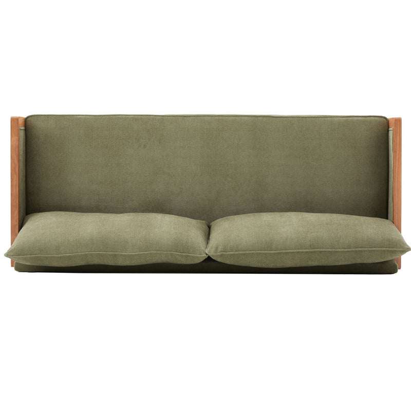 Modern 3 Seater Sofa With Armrests, Living Room Couch