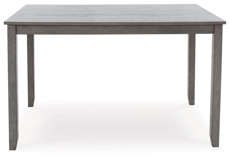 Caitbrook - Rect Drm Counter Table Set (Set of 7) - Gray