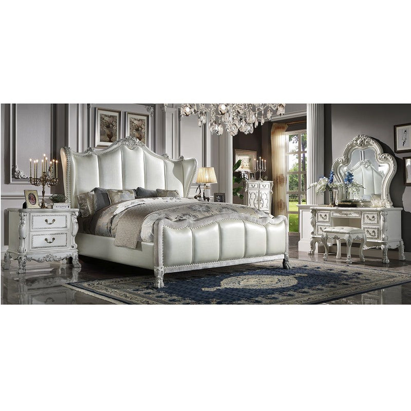 Dresden II - Vanity Desk - Bone White