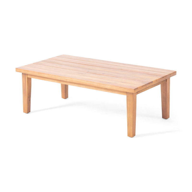 Isla - Transitional Chat Set With Water Resistant Cushions - Teak