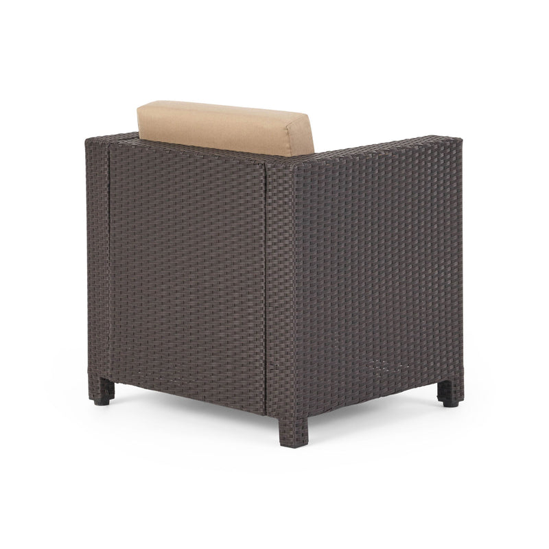 Stylish Outdoor Club Chair With Weather Resistant Cushions