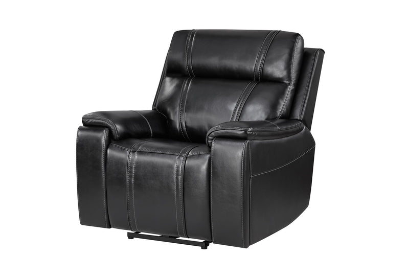 U8880 - 3 Piece Living Room Set (Power Reclining Sofa / Power Console Reclining Loveseat / Power Recliner) - Black