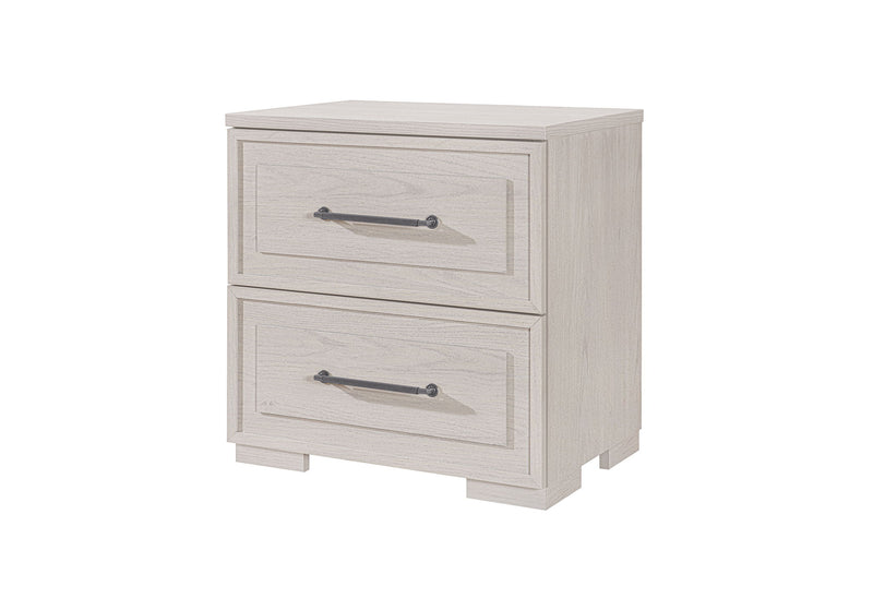 Sadie / Clara - 5 Piece Queen Bedroom Set (Bed, Dresser & Mirror, Nightstand, Chest) - Beige