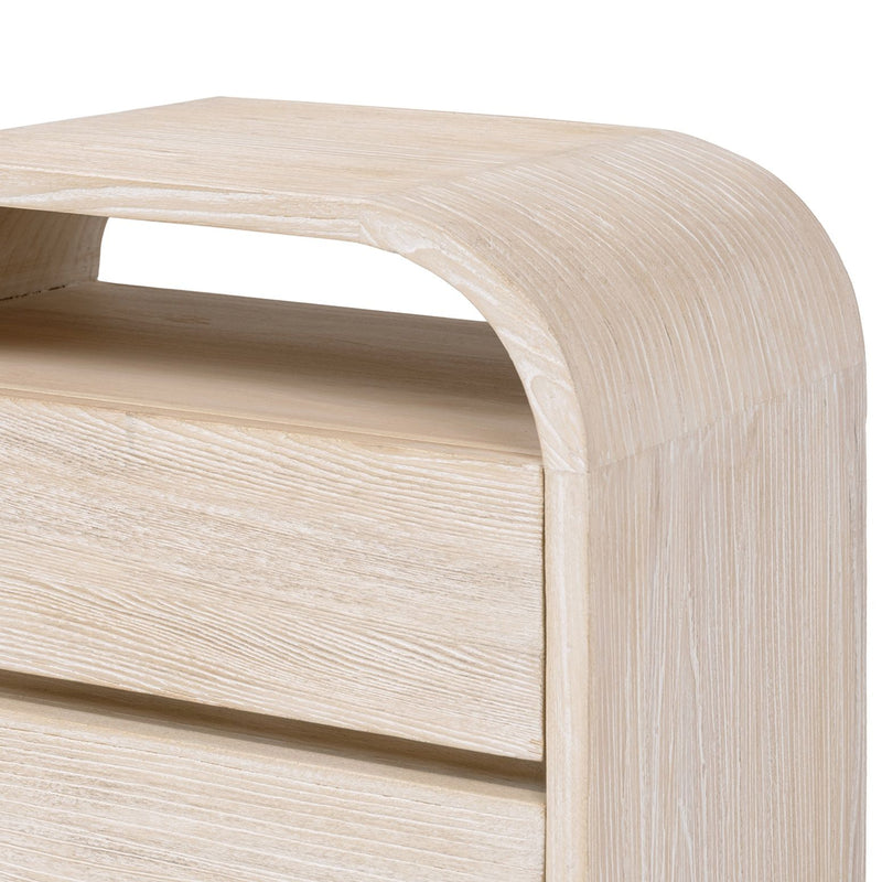Dune - Side Table - White Washed