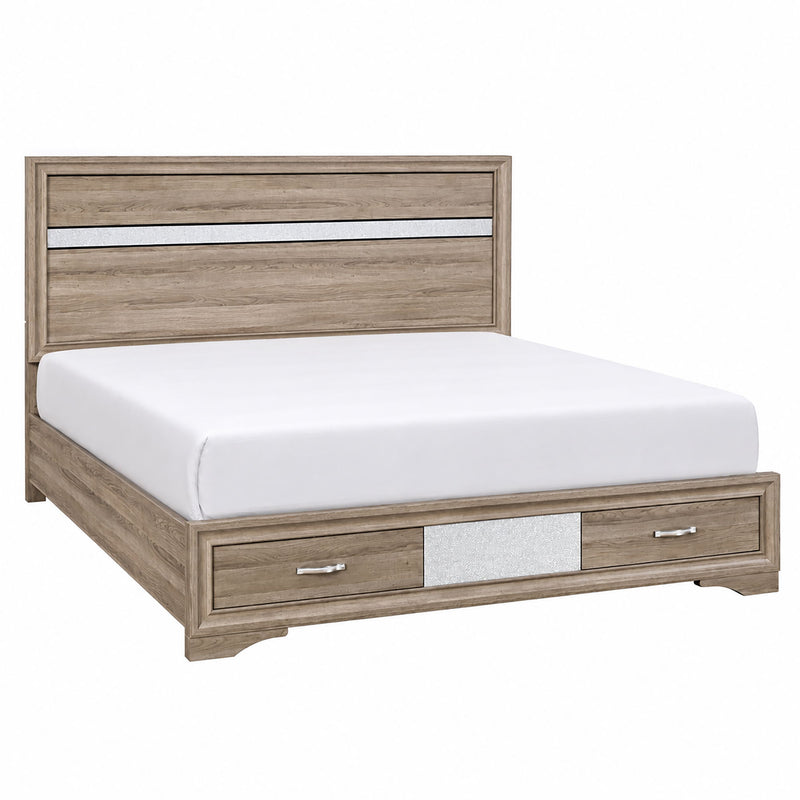 Ryder - Bed With Panel Headboard, 2 Drawer Footboard