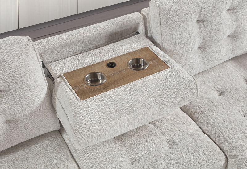 U0707 - Reversible Sofa Bed - Beige