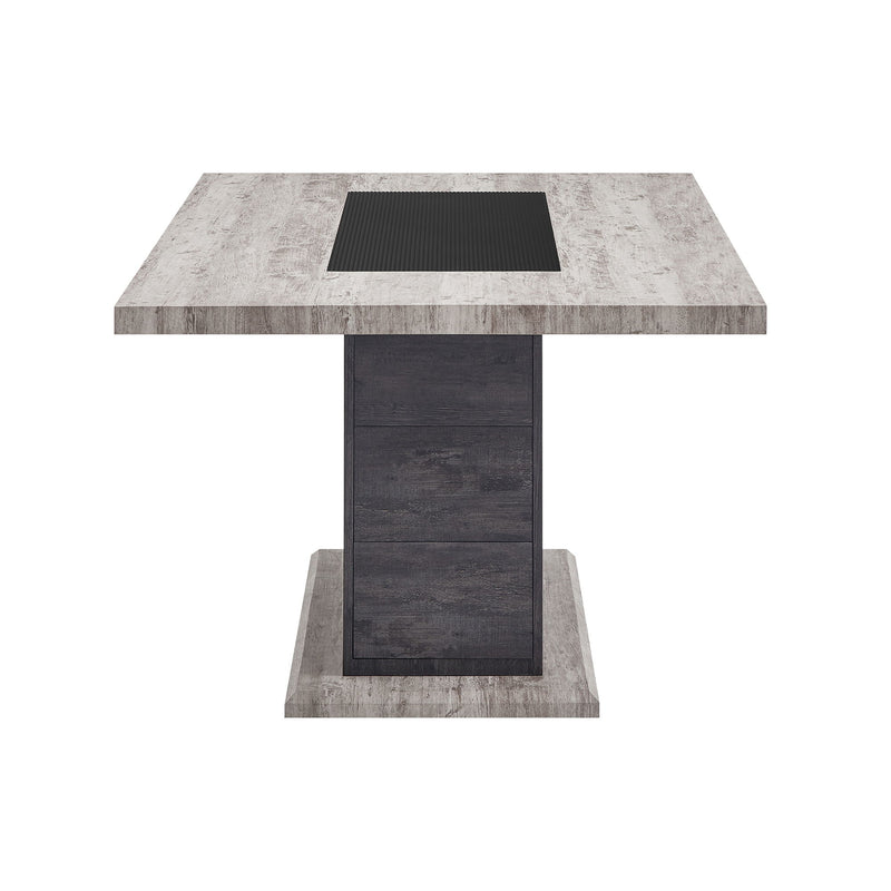 Dining Table, Fits Up To 6 People - Gray