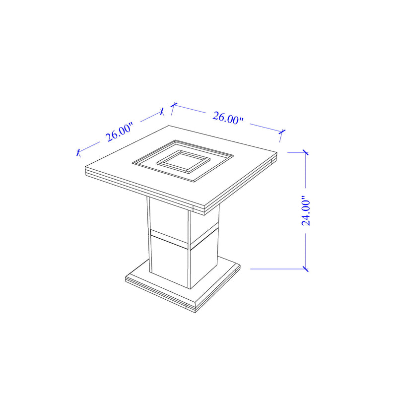 Ariya - End Table - Black
