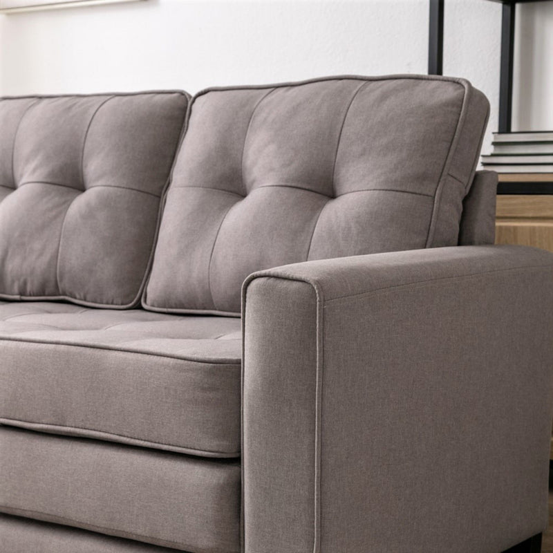 Pull Out Sleeper Loveseat - Light Brown